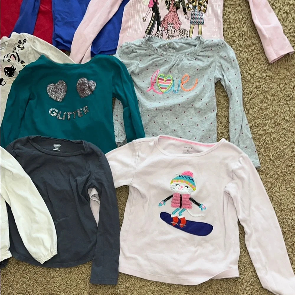Kids Long Sleeve Shirt Set - Multicolor - Picture 5 of 16